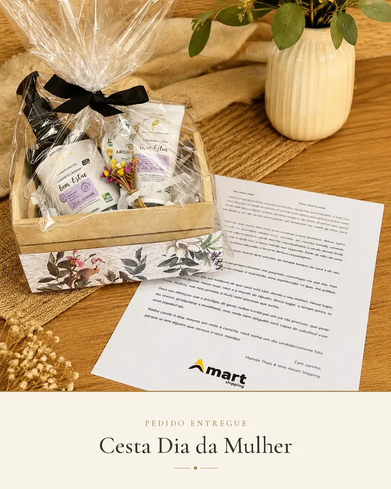 Cesta Dia da Mulher